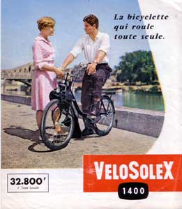 Velosolex: the bicycle that rolls by itself 