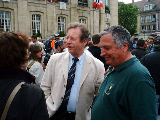 Un adjoint de mairie et Jean-Claude Toudy