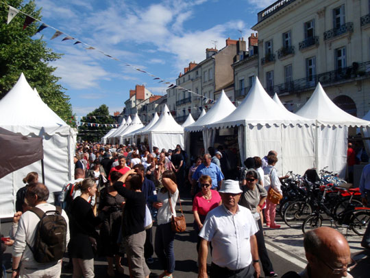 De nombreux stands pour cette 4ème edition de Anjou Vélo Vintage