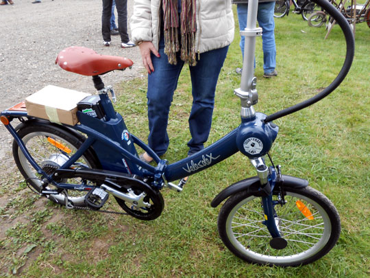 Le Vélosolex électrique pliant gagné par un participant belge