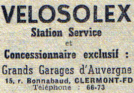 Velosolex Grands Garages d'Auvergne
