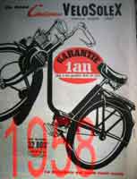 1958 Velosolex Garanti 1 an