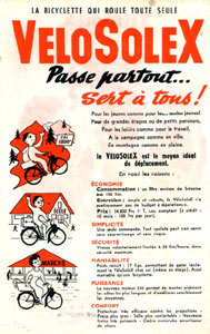 velosolex 330 passe partout....sert à tous !