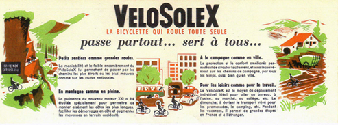 Velosolex passe partout...sert à tous...