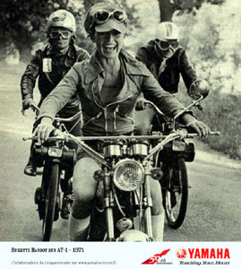 Brigitte Bardot yamaha solex