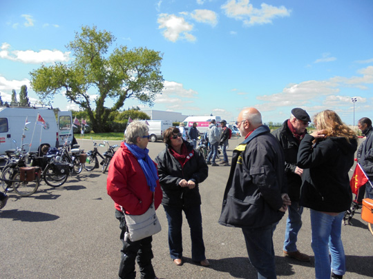 Les membres du Club Solex de Belgique