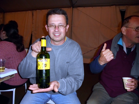 David Cunier et la cuvée des 70 ans