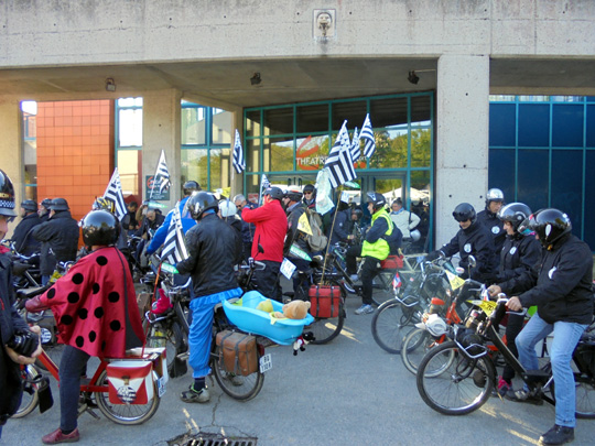 L'importante délégation bretonne