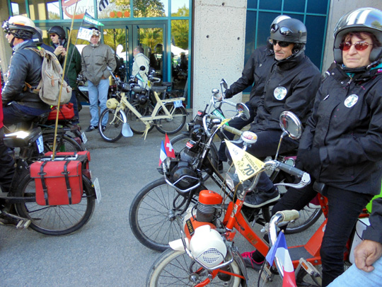 Des participants de la Haute-Savoie du club K Bolés du Solex