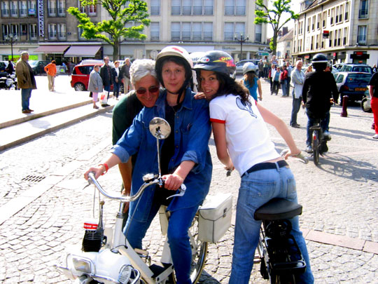 La famille Gutierrez en solex