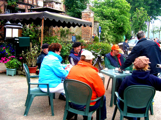 Une collation bien méritée...