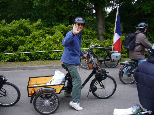 Daniel Gutierrez en solex Bercy