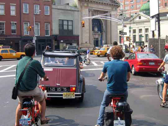 Solex et 2cv New York