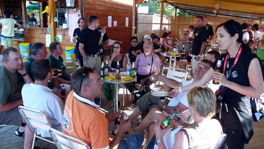 Un rafraîchissement bien mérité !