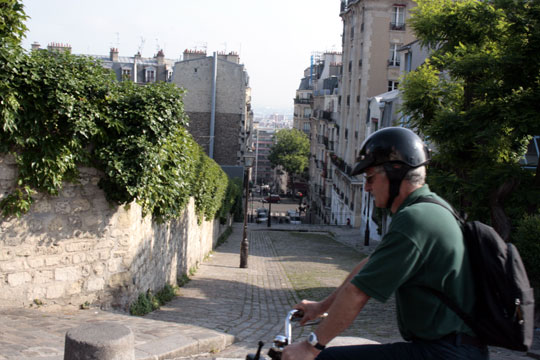 Daniel devant le Clos Saint-Vincent