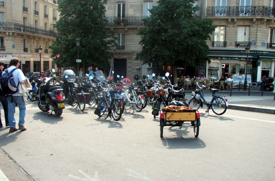 Un embouteillage de Solex