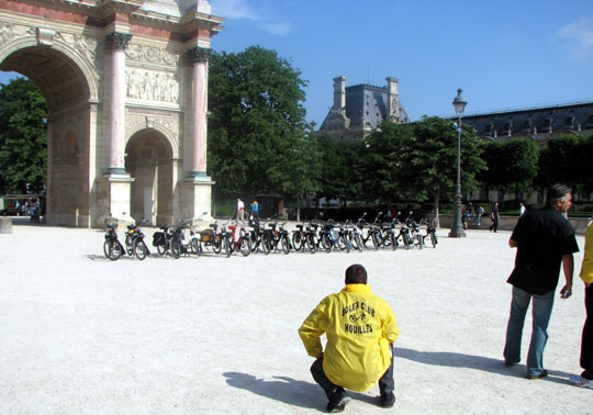 Un bien joli alignement de Solex