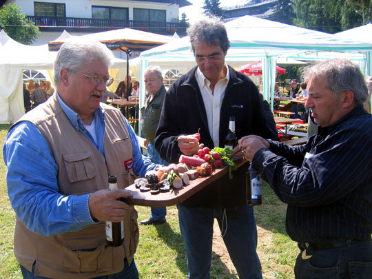 Dégustation de charcuterie
