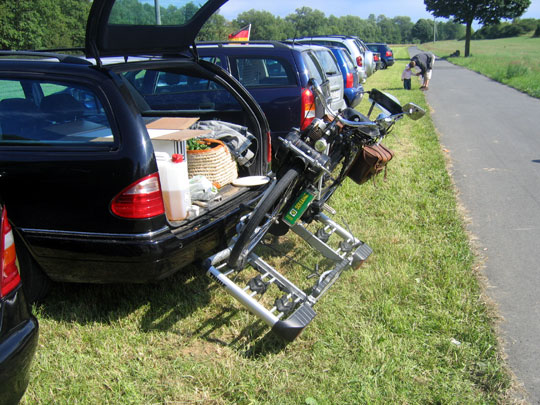 Le velosolex de Guy en bien mauvaise posture