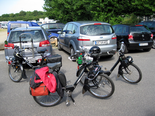 Le rendez-vous des solexistes le samedi matin avec Dieter