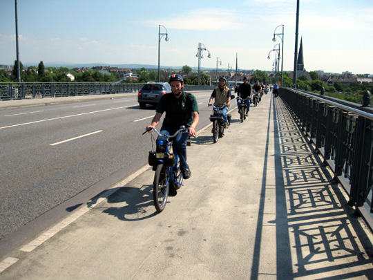 La traversée du Rhin avec Hugues