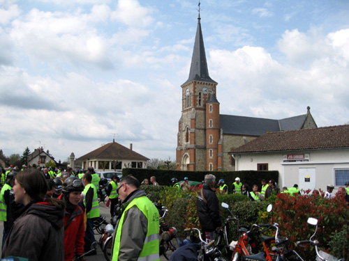 michel sur son solex