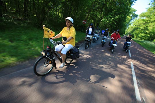 Nouveau départ avec un membre belge du Campse Solexisten