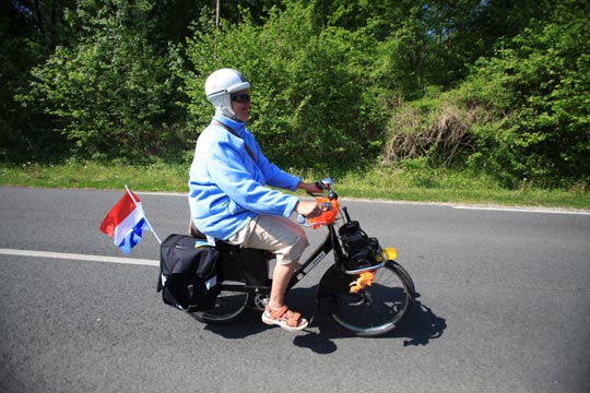 Une charmante solexiste des Pays-Bas