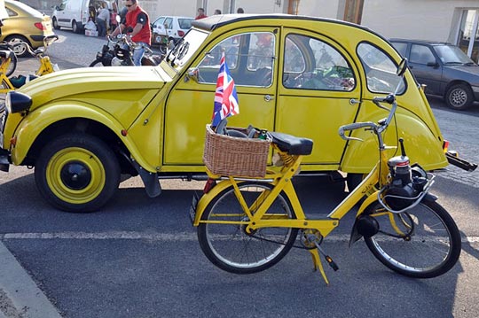 La 2CV Citroën de notre ami britannique