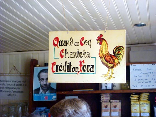 La devise du Café de Jean-Jacques