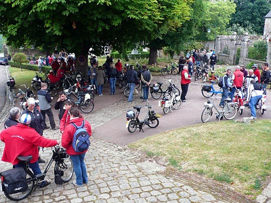 Etape des solexistes à Gerberoy