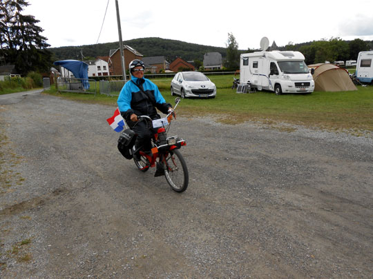 L'arrivée d'une participante néerlandaise