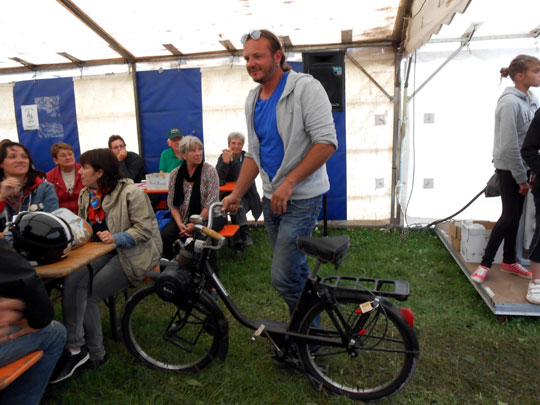 Le gagnant du Vélosolex