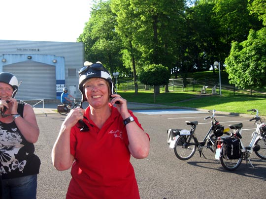 Retour à Folleville avec les casques