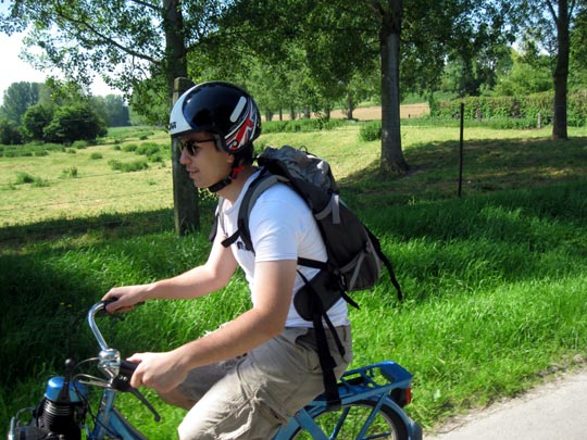 Un jeune de solexiste de Roye
