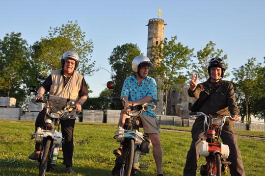 Trois solexistes Britanniques