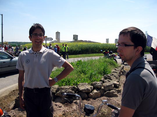 Les solexistes s'approchent de Folleville