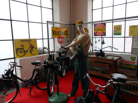 Différents modèles de Vélosolex