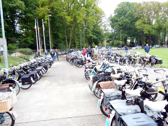 Alignement des solex des 575 participants