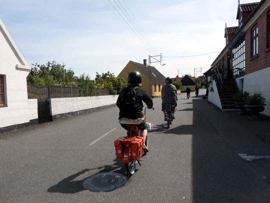 Dans les rues du village de Svaneke