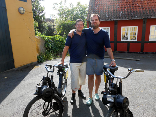 John et Ronni deux solexistes sympathiques