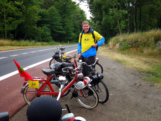 Niels Henrik Nielsen arrive à la première étape