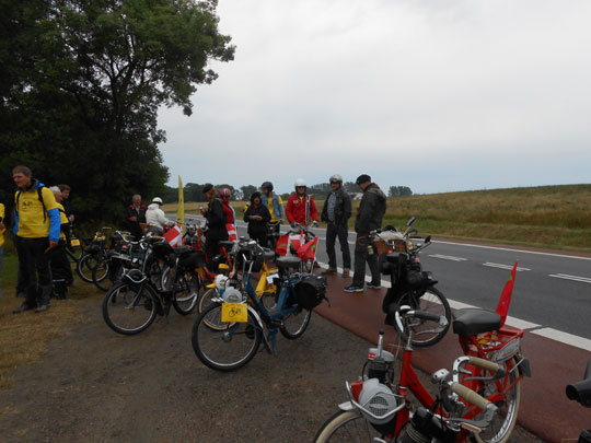 Départ de l'équipe suivante