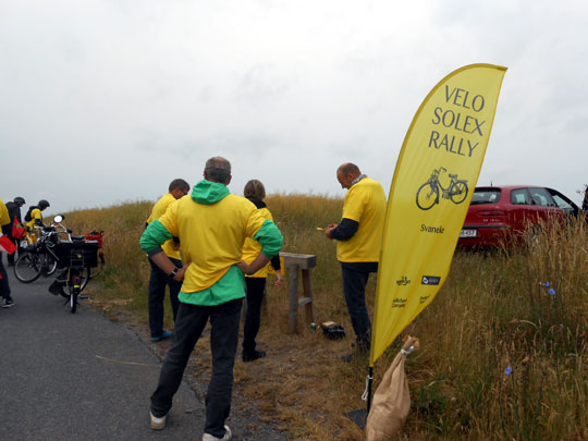 Steen passant devant la prairie des chevaux