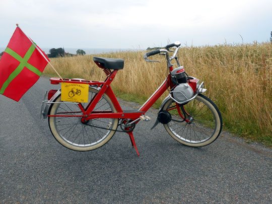 L'acordéoniste donnant un air à cette manifestation