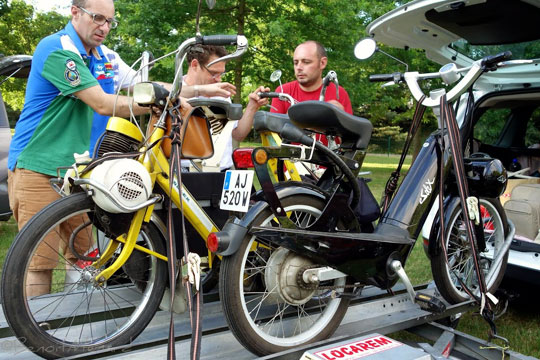 Un Solex 5000 et un e-solex