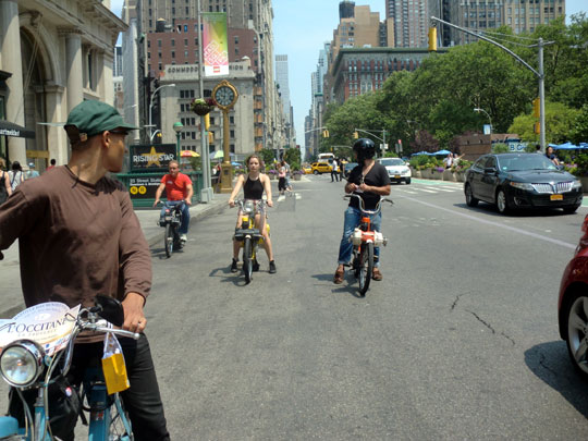 Scott, Steve, Alexa and Sam on Fifth Avenue