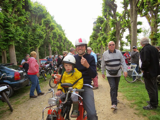 A deux sur un Pli-Solex
