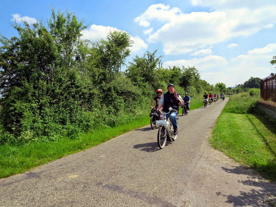 Jacky Silon en tête du peloton