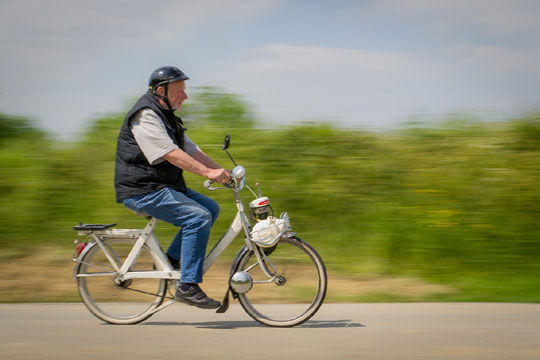 Jacques Silon du Club Solex de Belgique